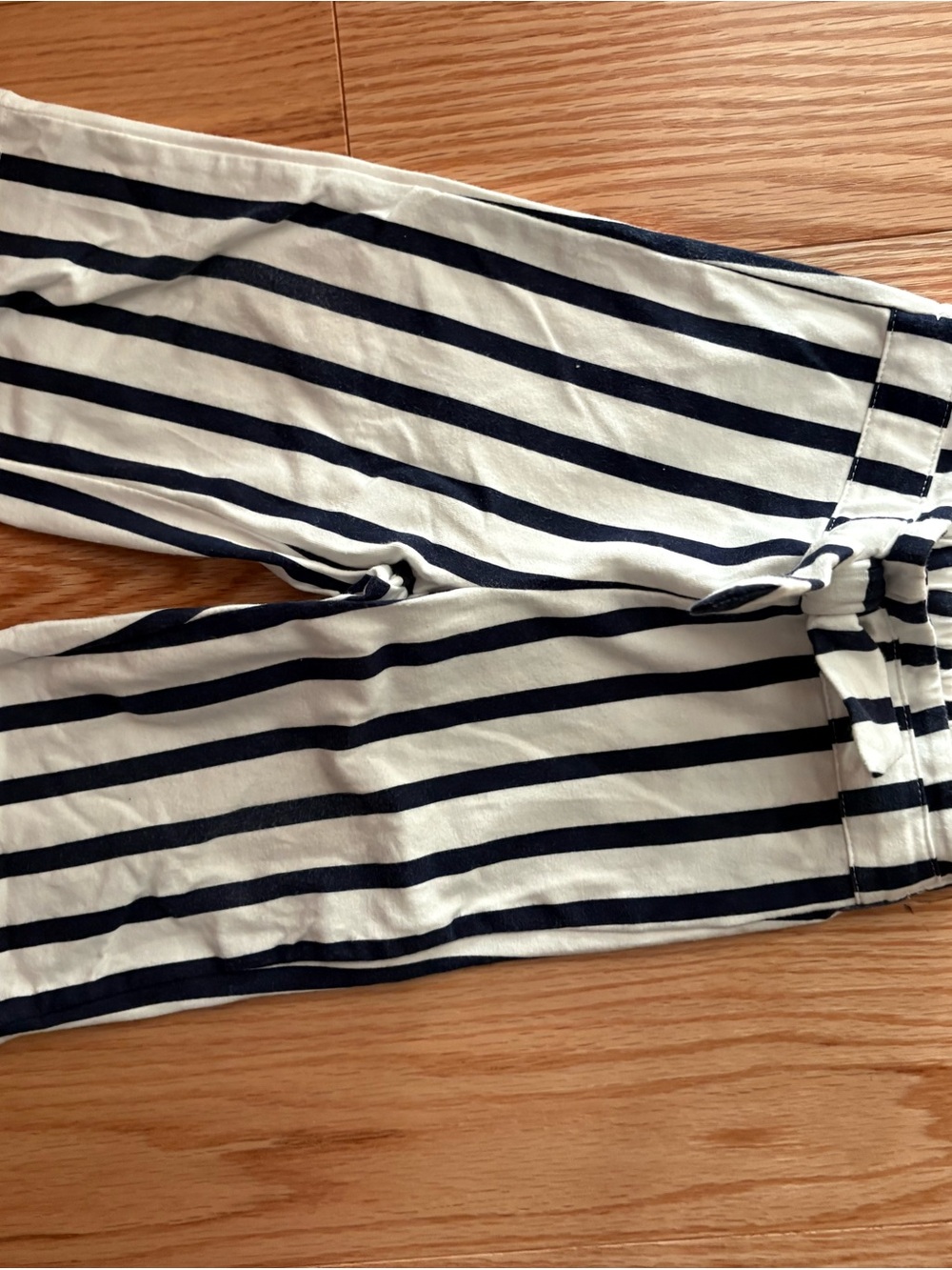 Janie and Jack Navy and White Striped Casual Kids Pants